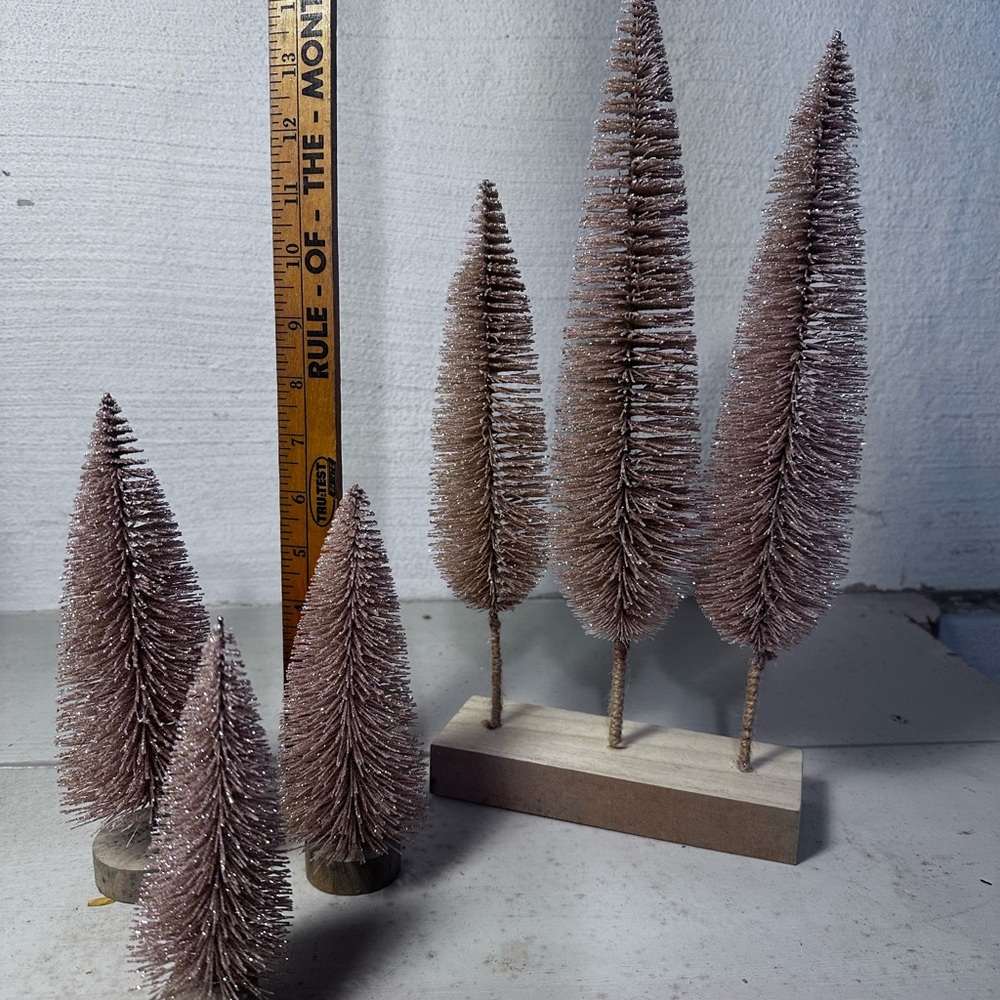 🌟BUNDLE BOTTLE BRUSH DECOR TREES LOT🌟 - Picture 3 of 6